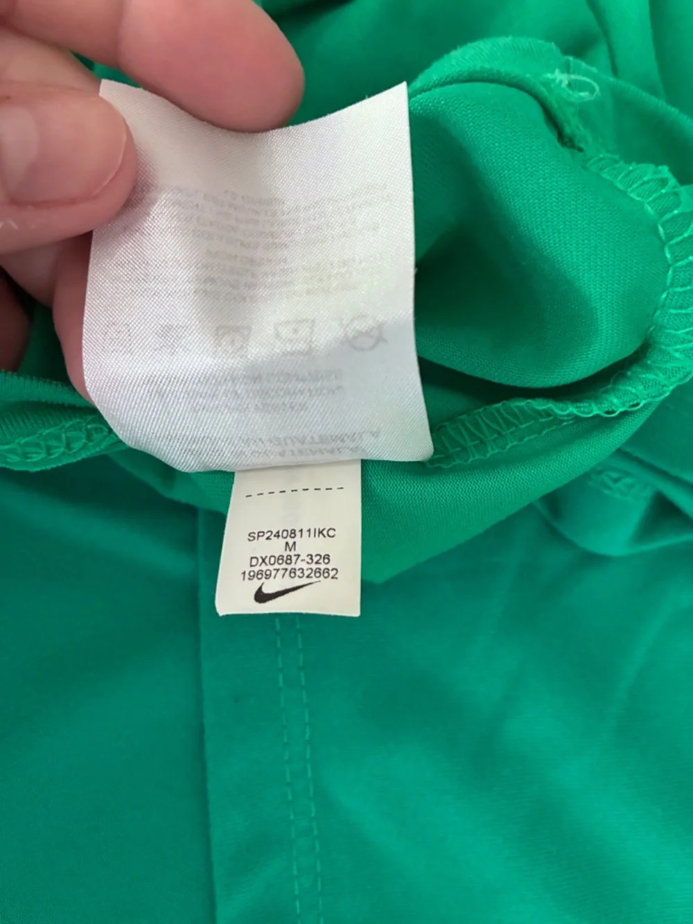 Nike Dri-FIT Green Crewneck Athletic Tee Size Medium